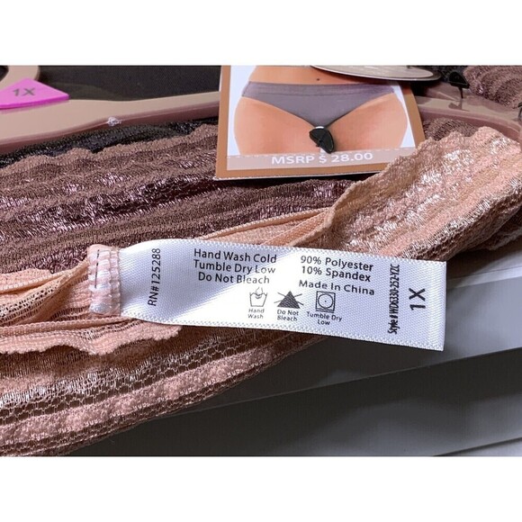 Icy Hot Lingerie 3 Pack Hi-Cut Bikini Panties - Picture 4 of 5